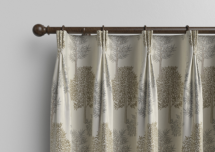 Coppice Faux Silk, Bronze - Made to Measure Curtain - Image 11